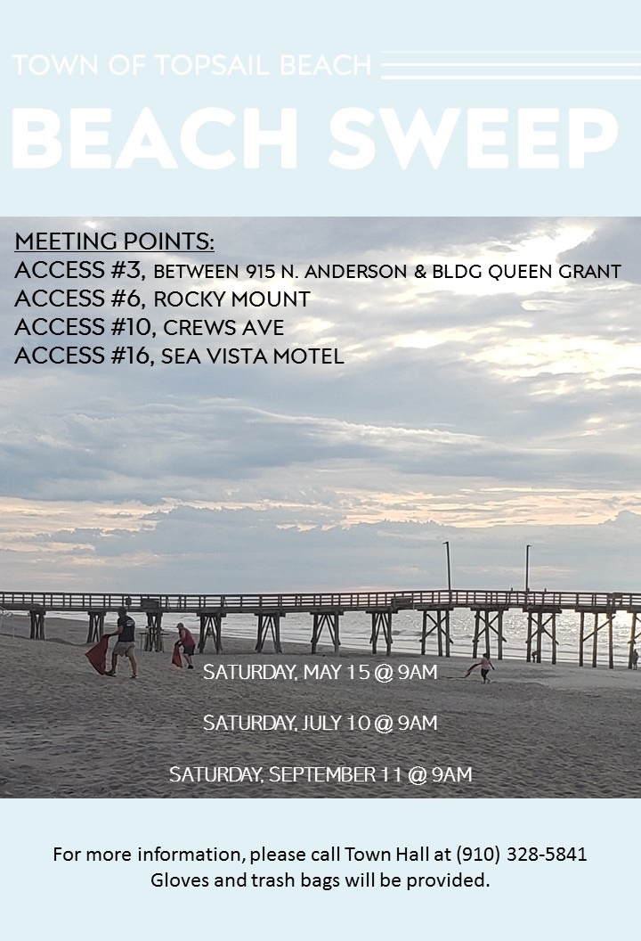Beach Sweep > Topsail Beach North Carolina > About Topsail Beach > Events